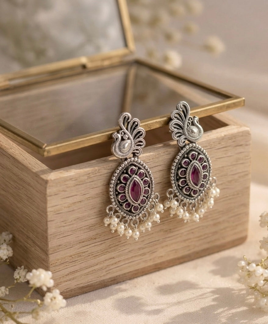 Gulmohar Earrings