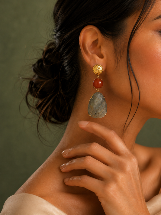 Mystara Labradorite Earrings