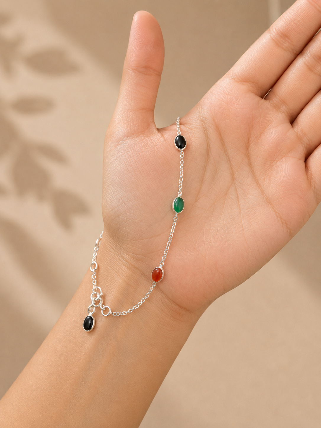 Mosaic Silver Bracelet