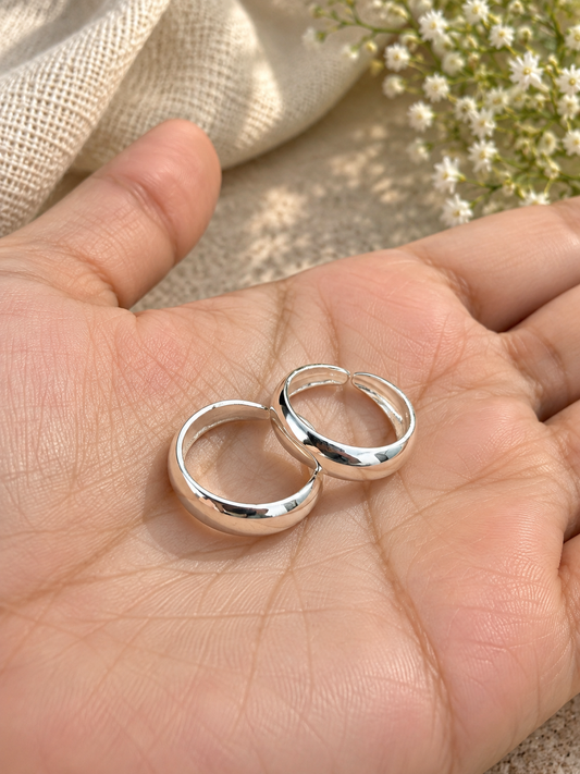 Niva Classic Silver Toe Rings
