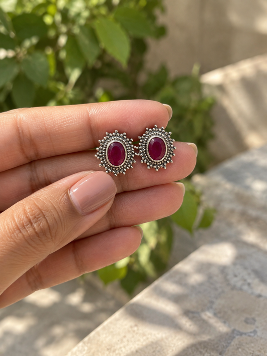 Aarika Ruby Studs