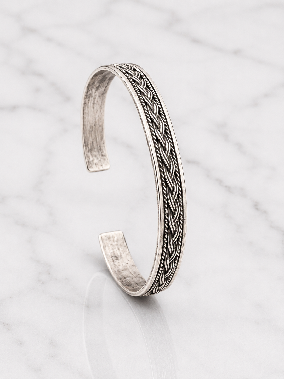 Braided Heritage Men’s Cuff Bracelet