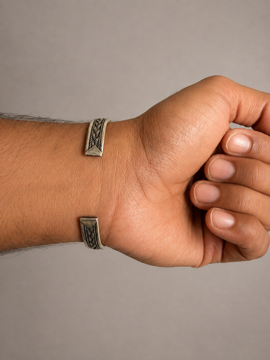 Braided Heritage Men’s Cuff Bracelet