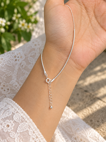 Ruhika Silver Anklets