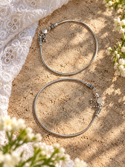 Reet Silver Anklets