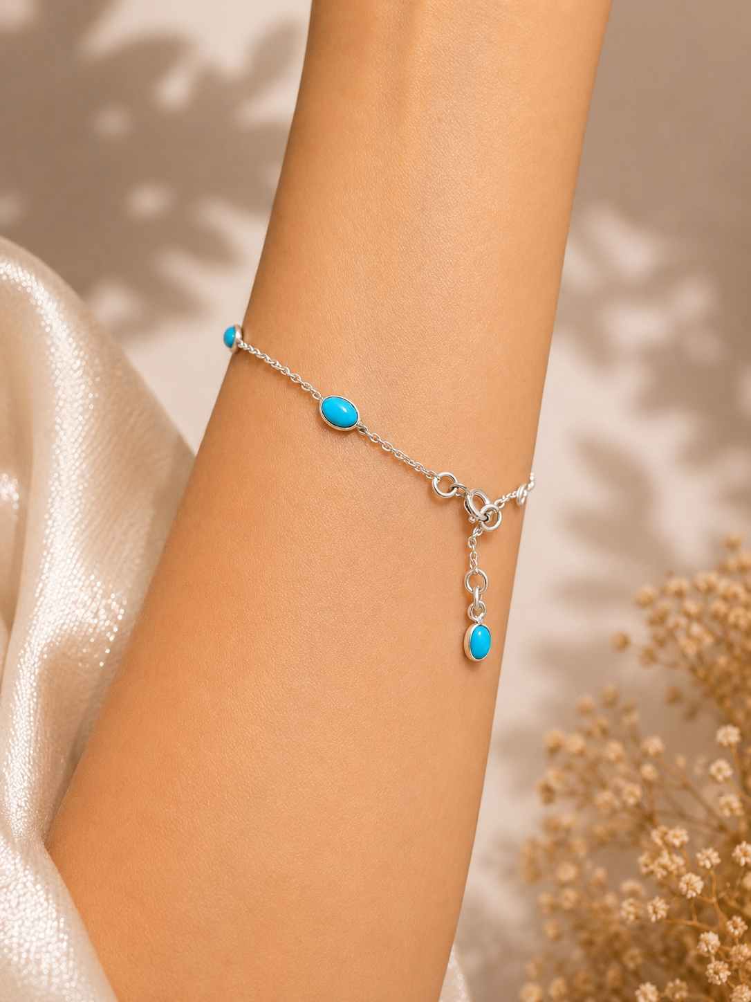 Neerja Blue Stone Bracelet