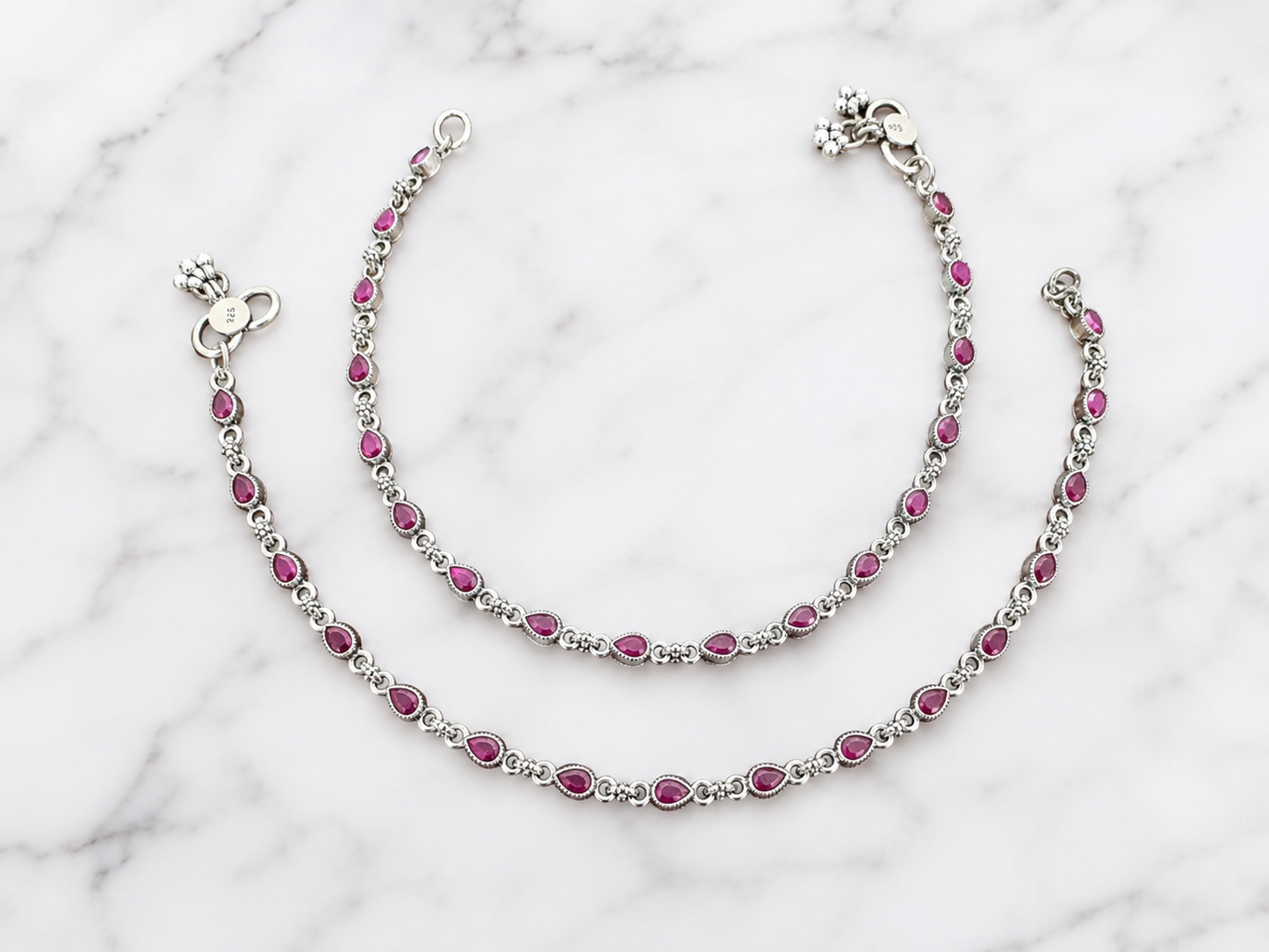 Gulabi Noor Anklet