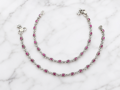 Gulabi Noor Anklet
