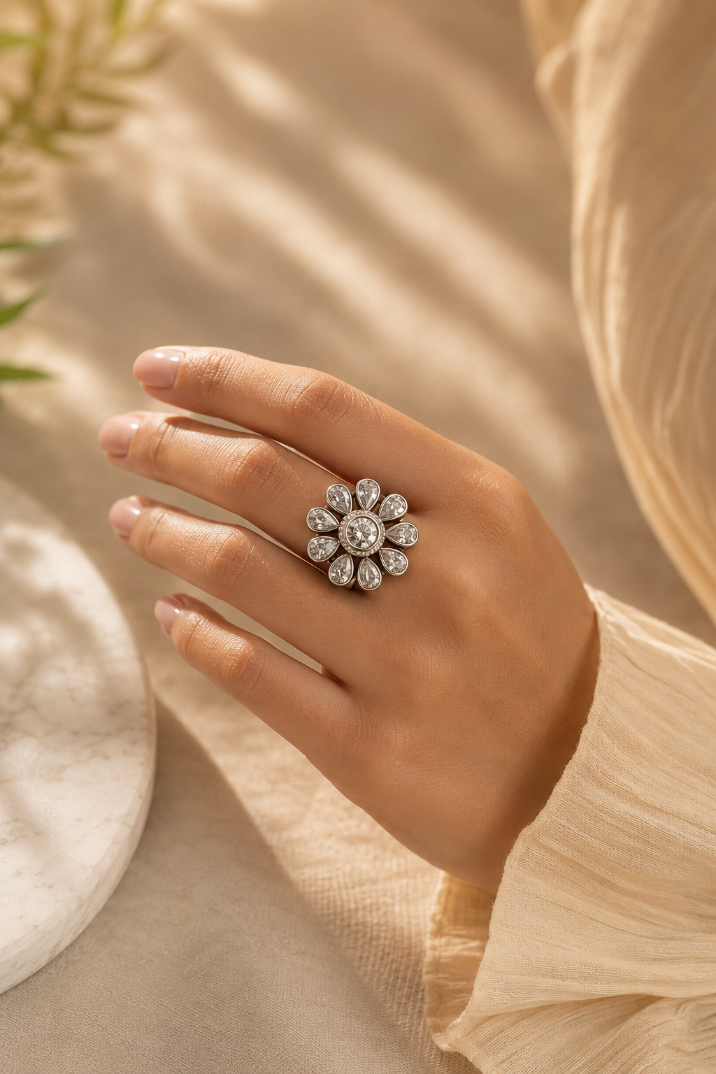 Gulbahar Adjustable Ring