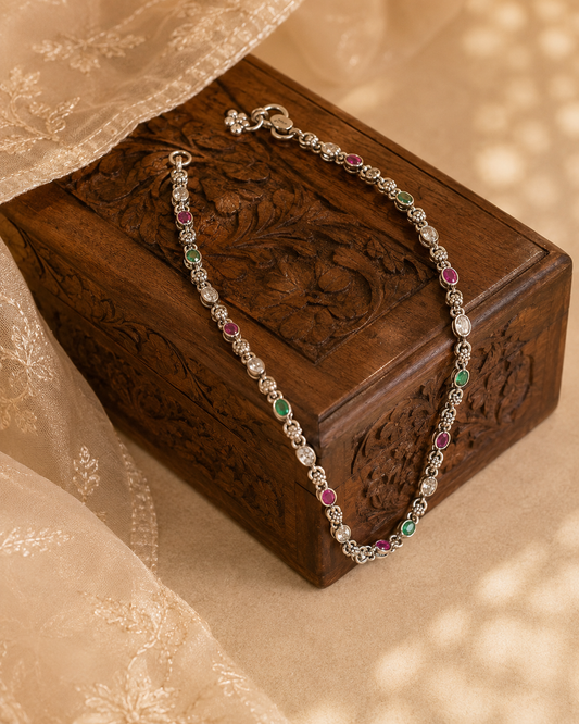 Navrangi Anklet