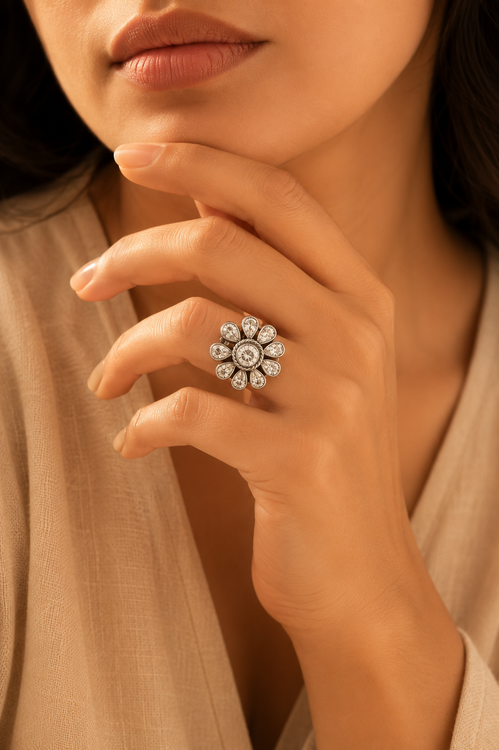Gulbahar Adjustable Ring
