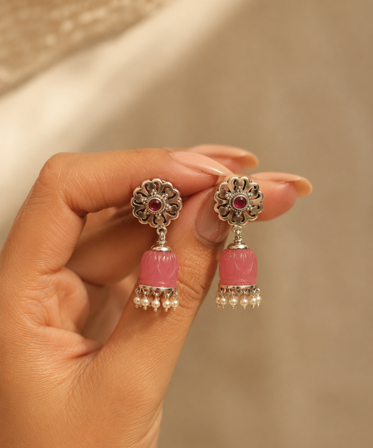 Gulabi Noor Jhumka