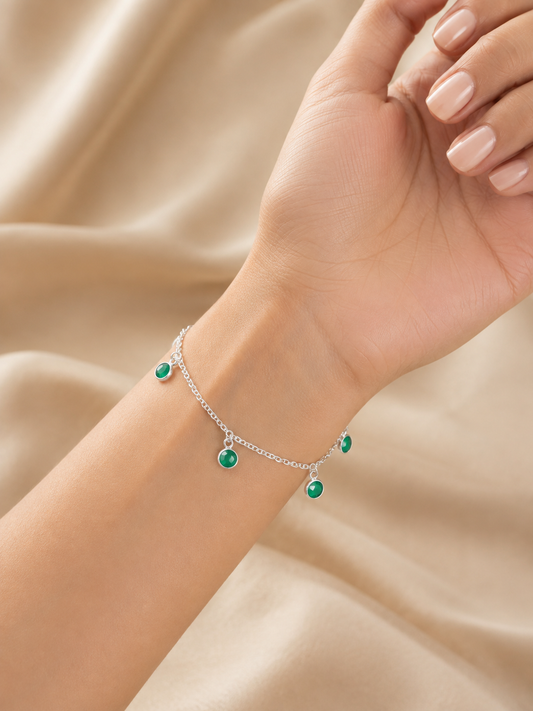 Viridian Charm Bracelet
