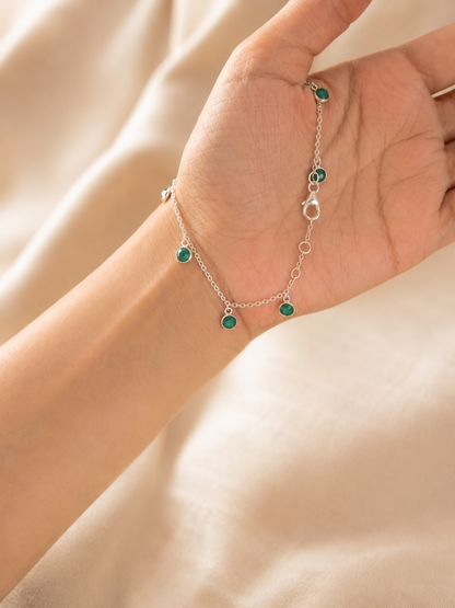 Viridian Charm Bracelet