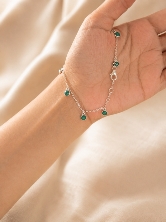 Viridian Charm Bracelet
