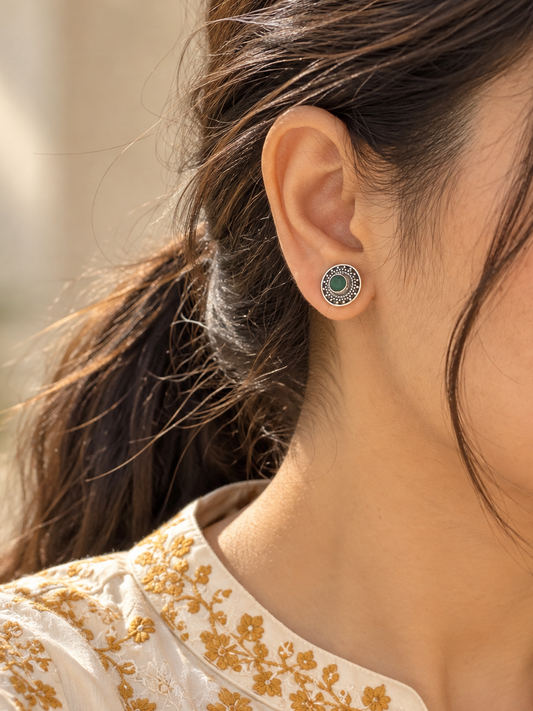 Tara Green Studs