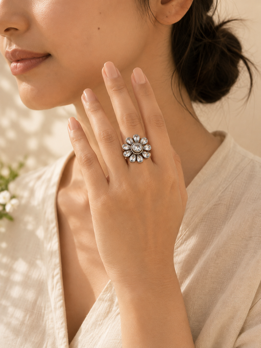 Gulbahar Adjustable Ring