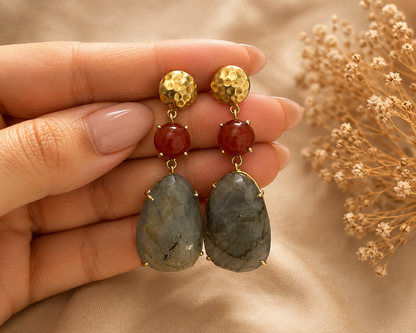 Mystara Labradorite Earrings