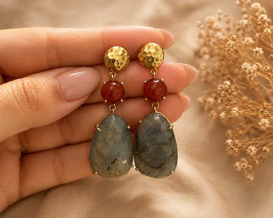 Mystara Labradorite Earrings