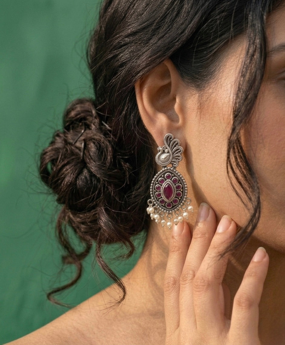 Gulmohar Earrings