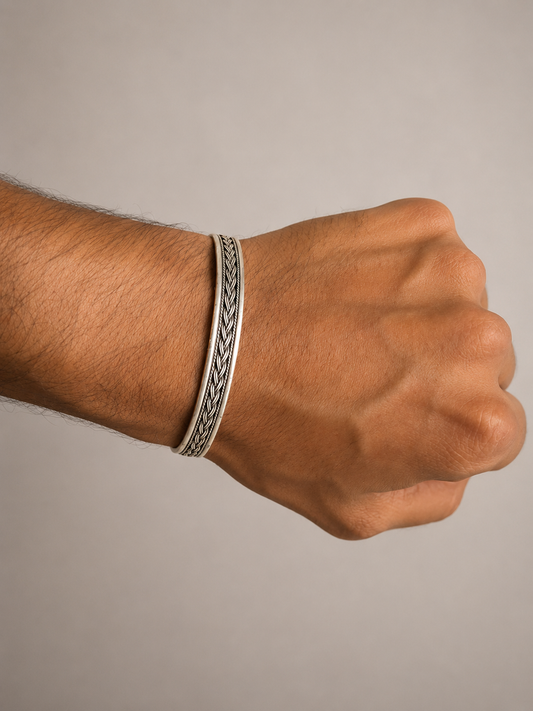 Braided Heritage Men’s Cuff Bracelet