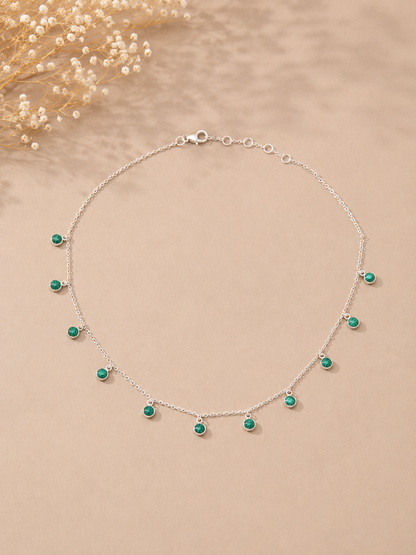 Zariya Green Drop Chain
