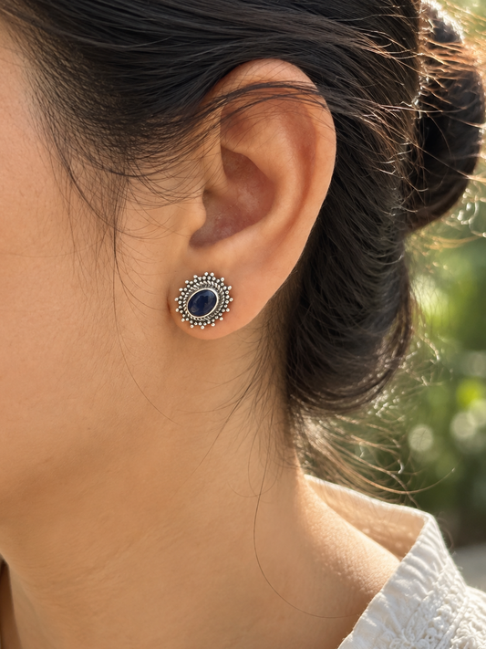Aarika Blue Studs