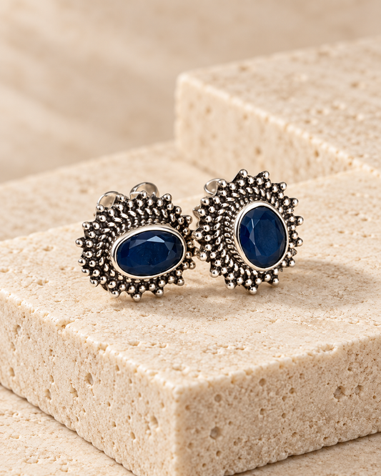 Aarika Blue Studs