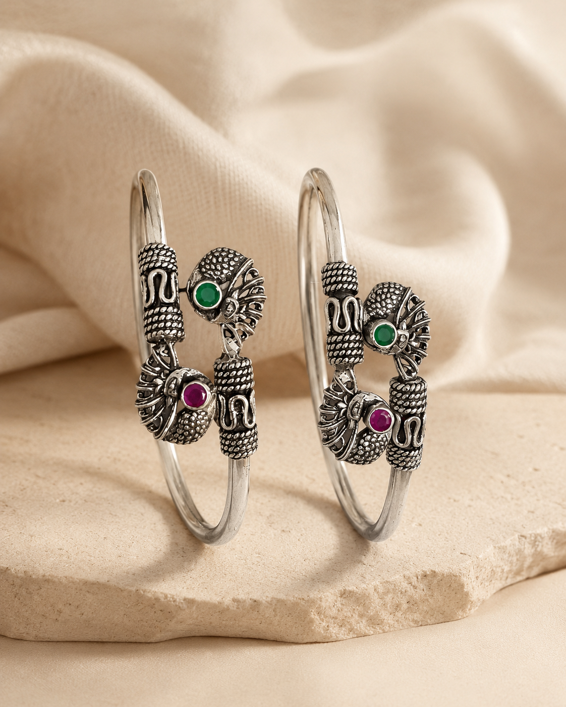 Mayur Oxidized Bangle