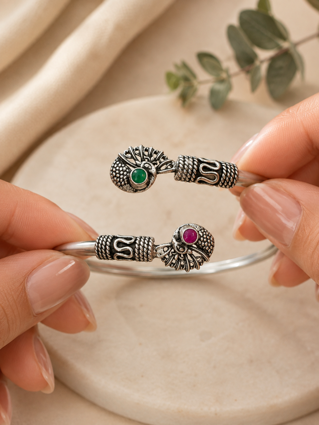 Mayur Oxidized Bangle