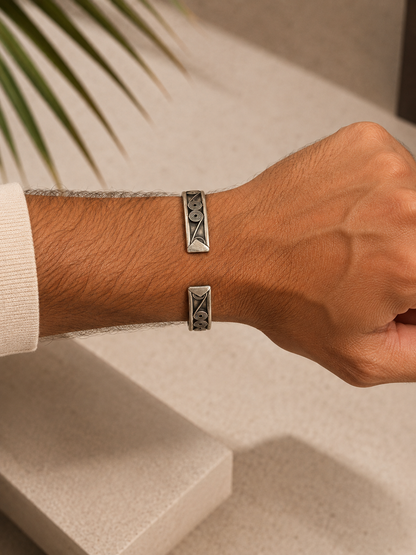 Spiral Heritage Men's Cuff Bracelet