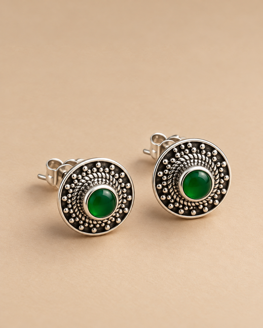 Tara Green Studs
