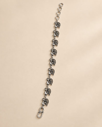 Mayuri Silver Bracelet