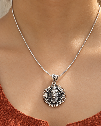 Hanuman Ji Silver Pendant