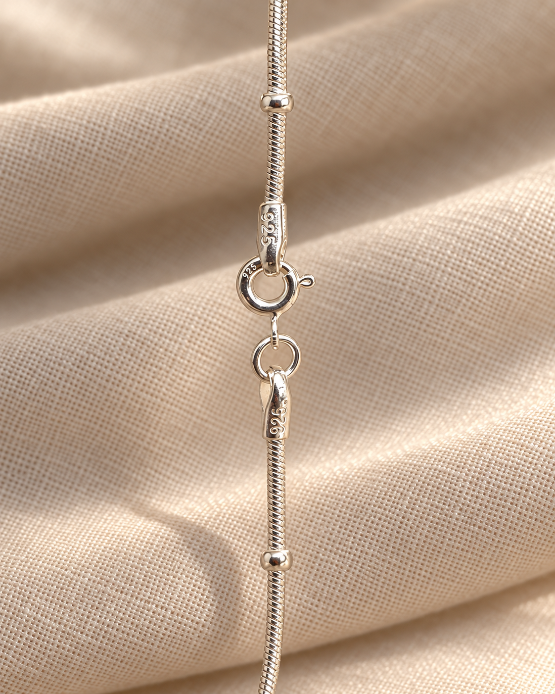 Tara Silver Beaded Chain