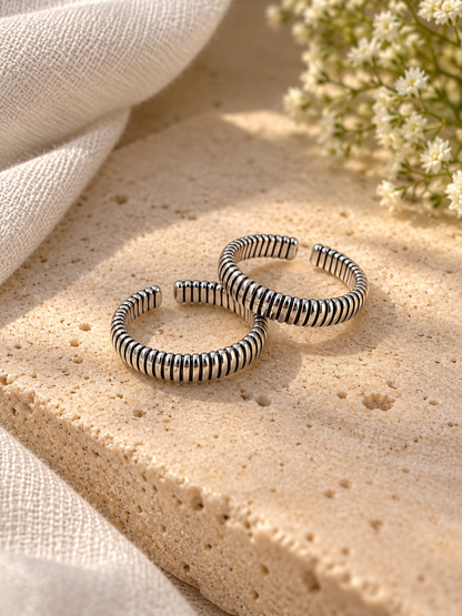 Riva Silver Toe Rings