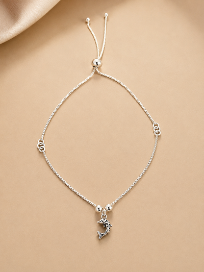 Leher Dolphin Anklet