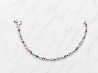 Navrangi Anklet