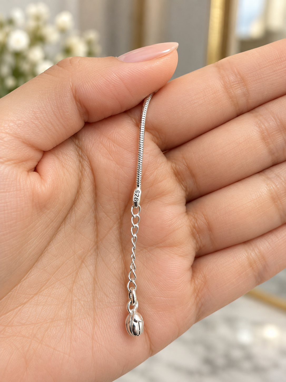 Evil Eye Silver Anklets