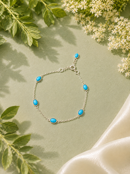 Neerja Blue Stone Bracelet