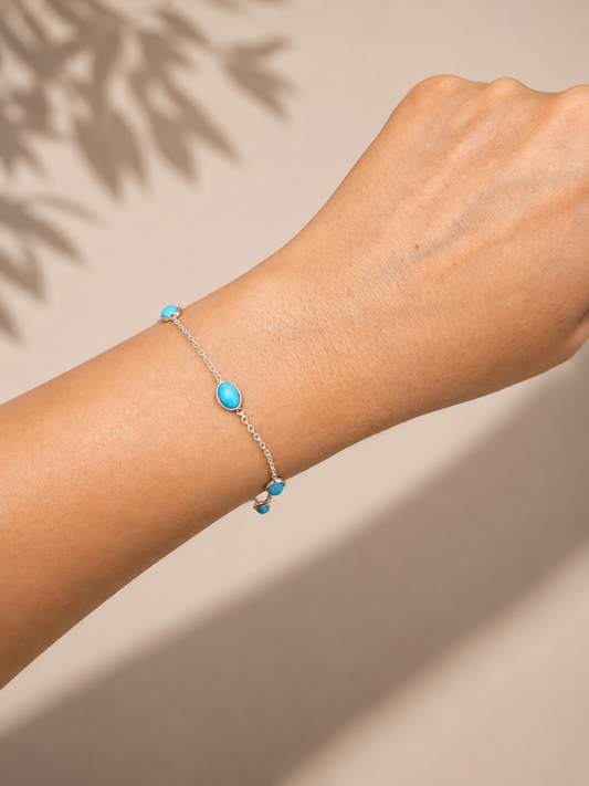 Neerja Blue Stone Bracelet
