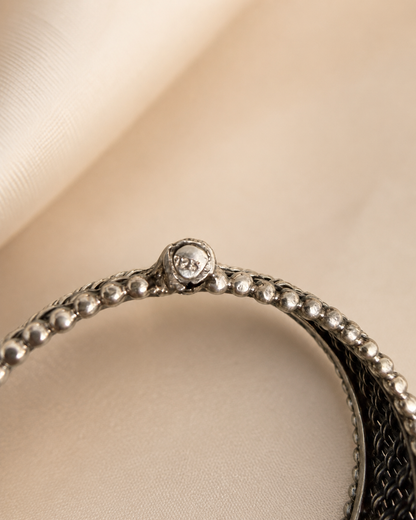 Manika Oxidized 925 Bangle