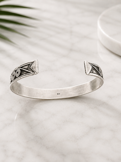 Spiral Heritage Men's Cuff Bracelet