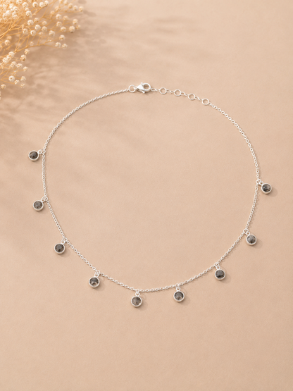 Nyra Grey Drop Chain