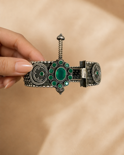 Manika Oxidized 925 Bangle
